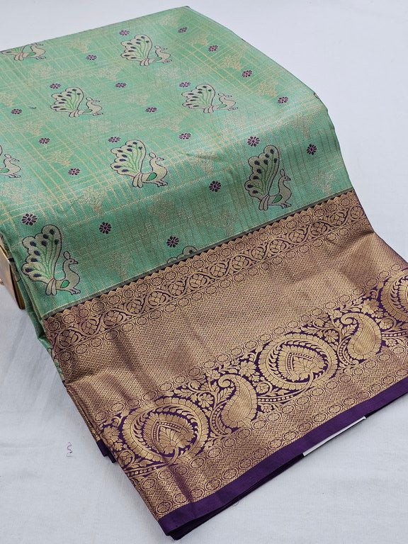 Kanchipuram Blended Tissue Silk Sarees 029
