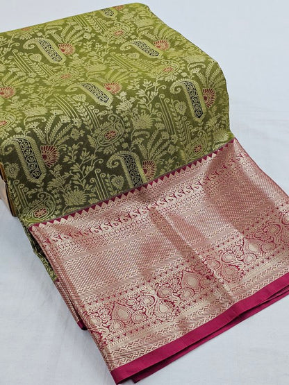 Kanchipuram Blended Tissue Silk Sarees 032 – Kanchipuram Lakshaya Silks