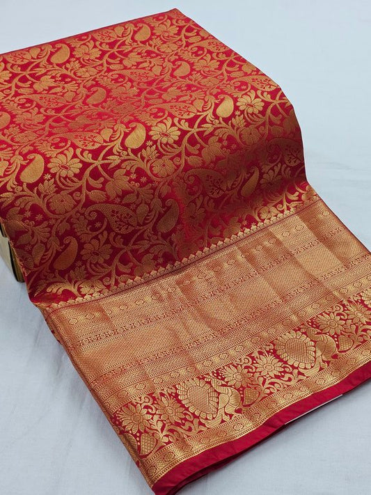 Kanchipuram Blended Bridal Silk Sarees 033
