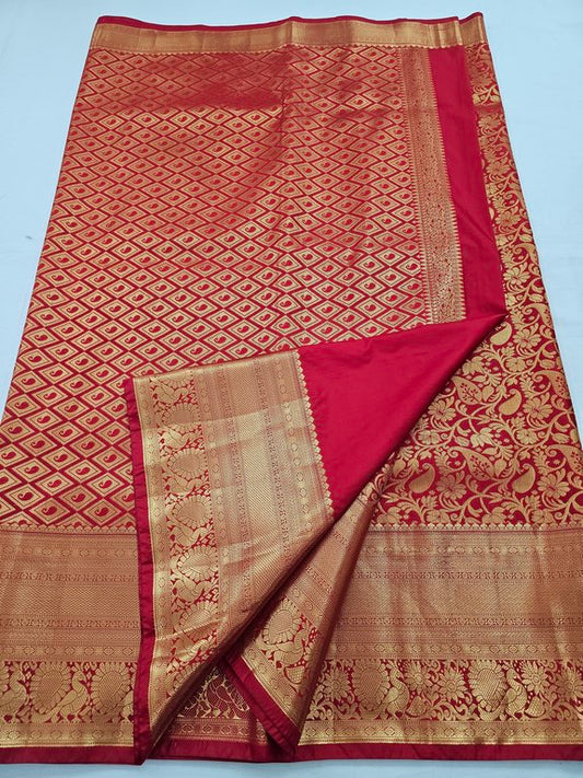 Kanchipuram Blended Bridal Silk Sarees 033