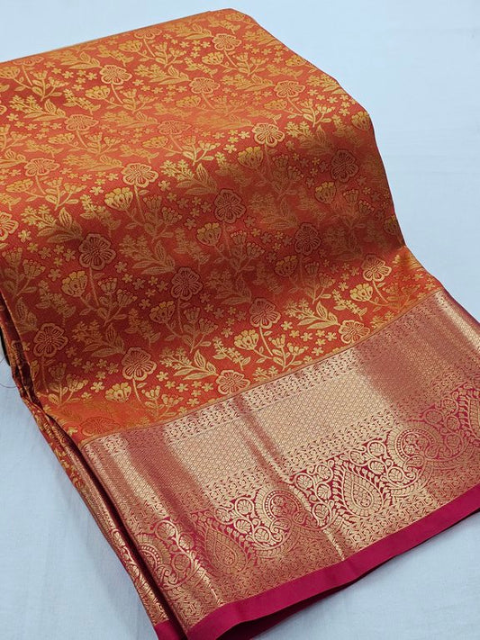 Kanchipuram Blended Bridal Silk Sarees 043