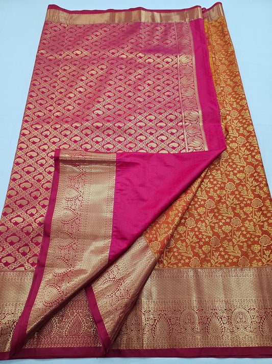 Kanchipuram Blended Bridal Silk Sarees 043