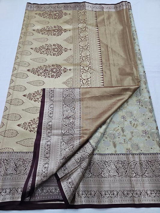 Kanchipuram Blended Tissue Silk Sarees 046