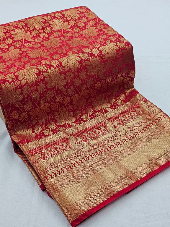 Kanchipuram Blended Bridal Silk Sarees 047