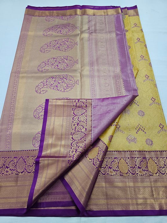 Kanchipuram Blended Tissue Silk Sarees 052