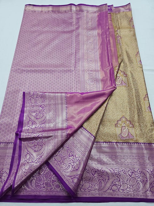 Kanchipuram Blended Tissue Silk Sarees 062
