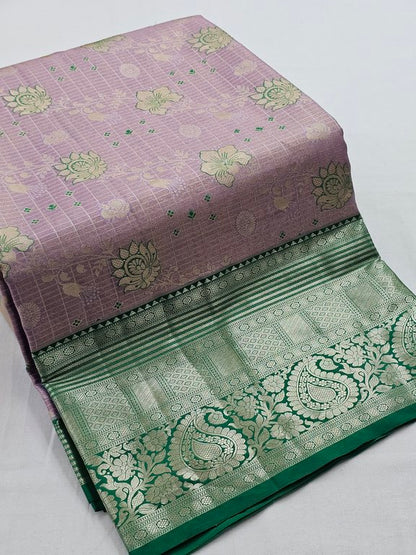 Kanchipuram Blended Tissue Silk Sarees 066 – Kanchipuram Lakshaya Silks