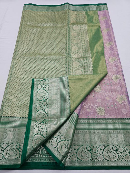 Kanchipuram Blended Tissue Silk Sarees 066