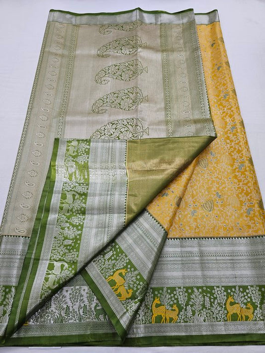 Kanchipuram Blended Tissue Silk Sarees 067