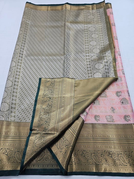 Kanchipuram Blended Tissue Silk Sarees 068