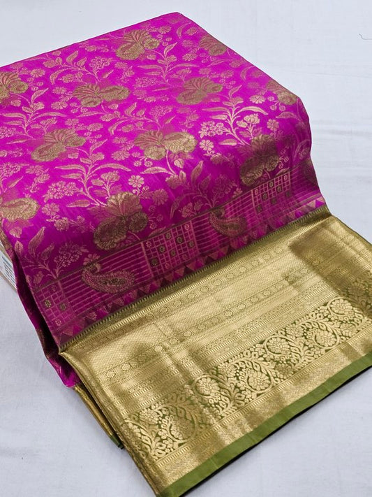 Kanchipuram Blended Bridal Silk Sarees 071