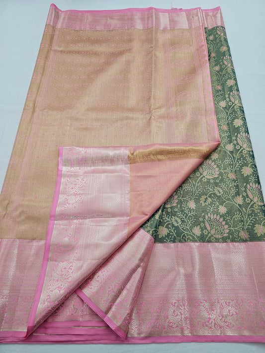 Kanchipuram Blended Tissue Silk Sarees 073