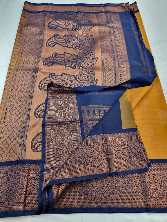 Kanchipuram Blended Bridal Silk Sarees 001