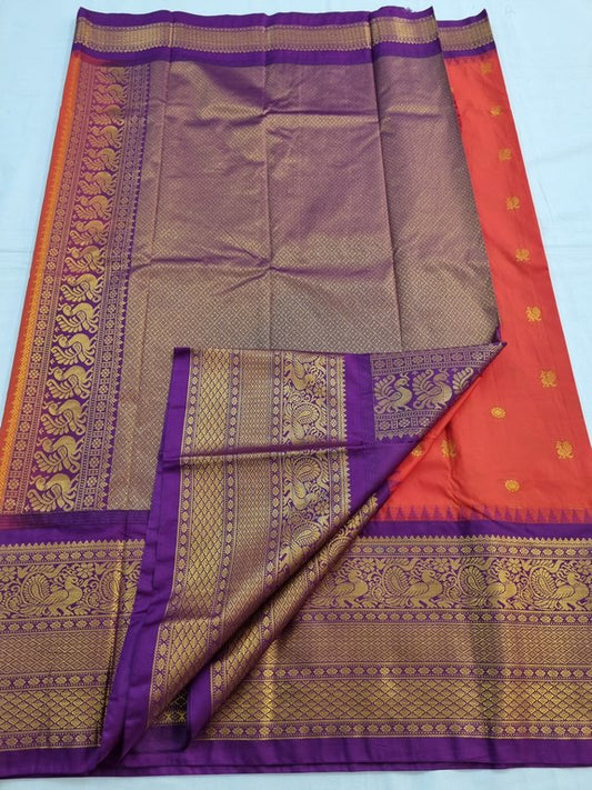 Kanchipuram Blended Bridal Silk Sarees 002