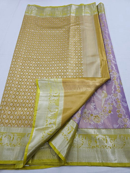 Kanchipuram Blended Tissue Silk Sarees 076