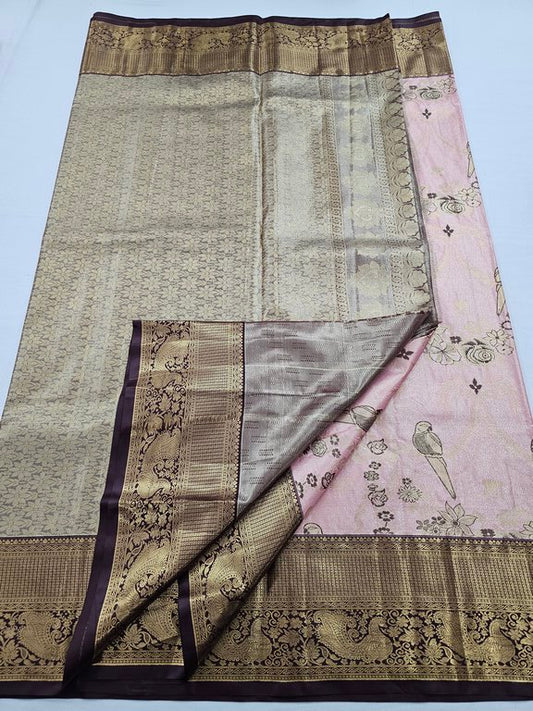 Kanchipuram Blended Tissue Silk Sarees 077