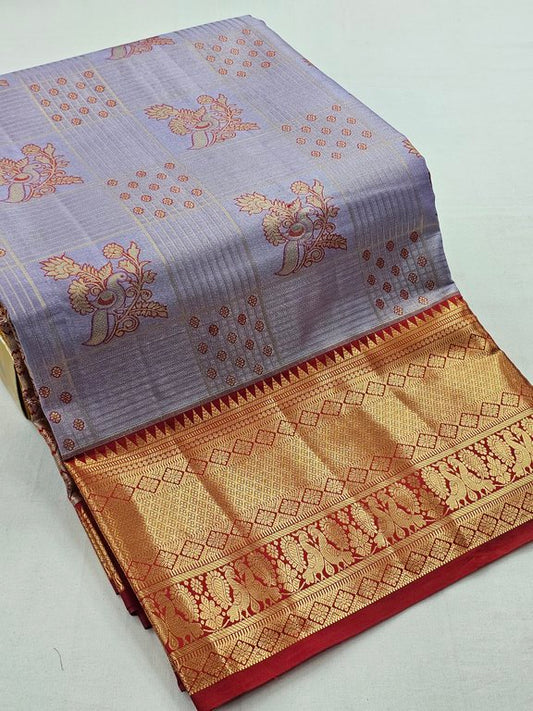 Kanchipuram Blended Tissue Silk Sarees 078