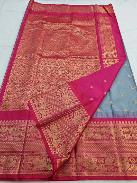 Kanchipuram Blended Gadwal Silk Sarees 007
