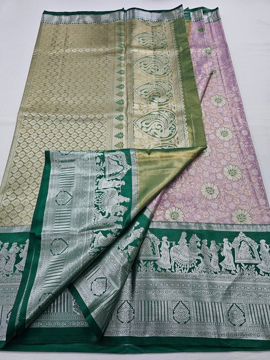 Kanchipuram Blended Tissue Silk Sarees 089