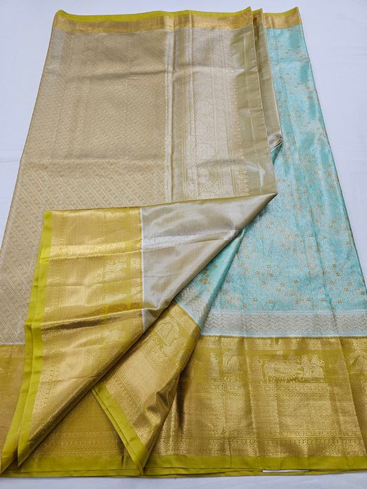 Kanchipuram Blended Tissue Silk Sarees 090