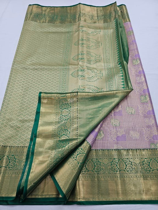 Kanchipuram Blended Tissue Silk Sarees 092