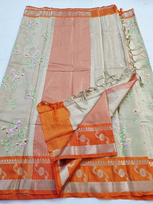 Kanchipuram Blended Tissue Silk Sarees 012