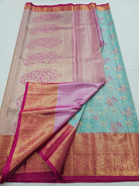 Kanchipuram Blended Tissue Silk Sarees 094