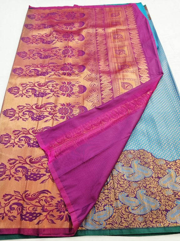 Kanchipuram Blended Bridal Silk Sarees 013