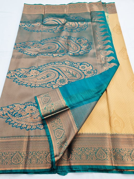 Kanchipuram Blended Bridal Silk Sarees 019