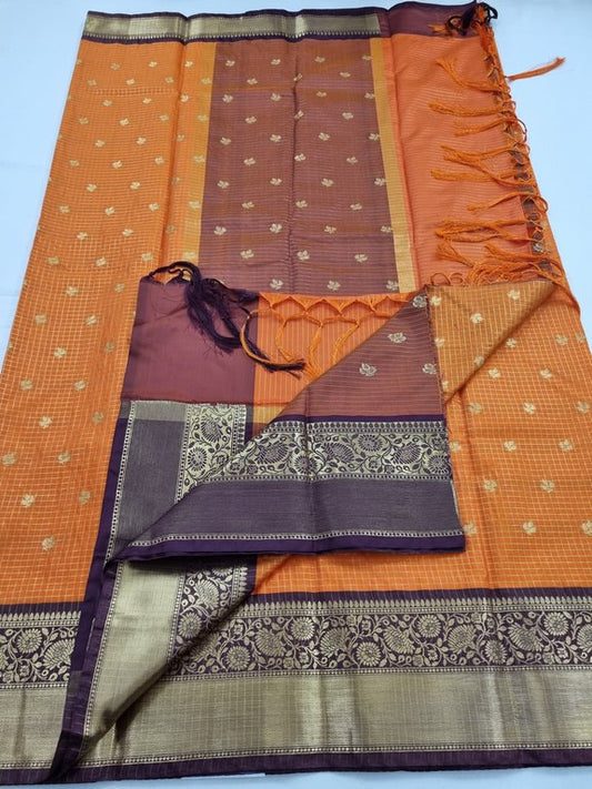 Kanchipuram Blended Bridal Silk Sarees 035