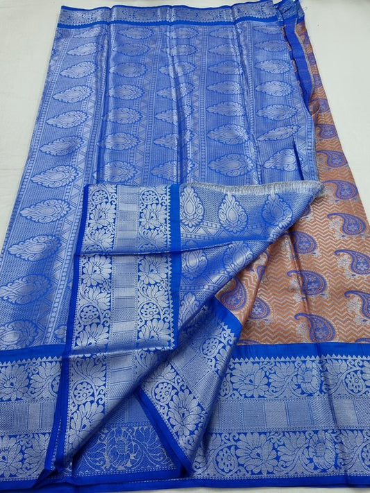 Kanchipuram Blended Tissue Silk Sarees 040