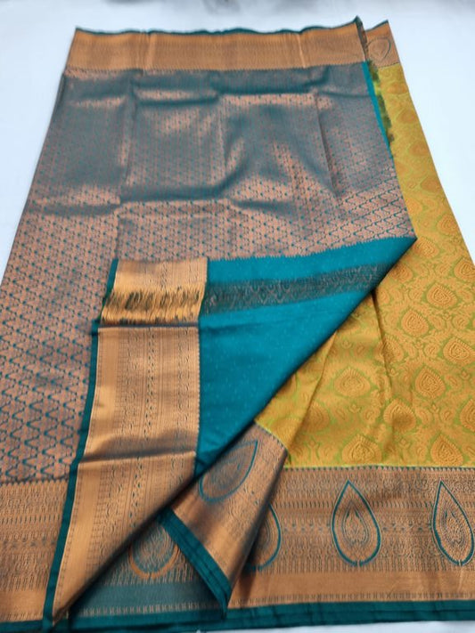 Kanchipuram Blended Bridal Silk Sarees 044