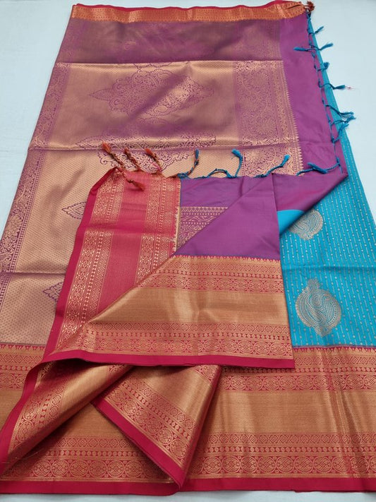 Kanchipuram Blended Bridal Silk Sarees 051