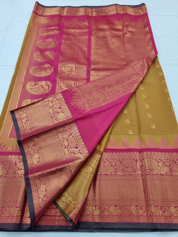 Kanchipuram Blended Gadwal Silk Sarees 068