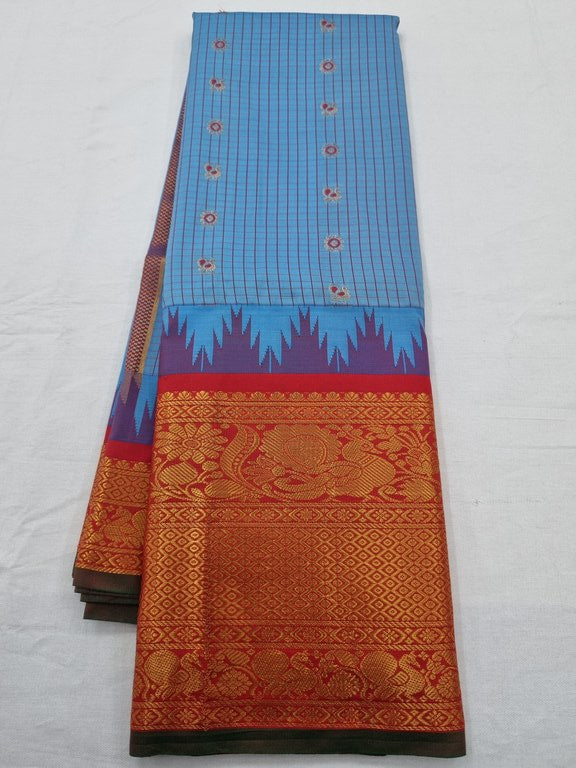 Kanchipuram Blended Gadwal Silk Sarees 076