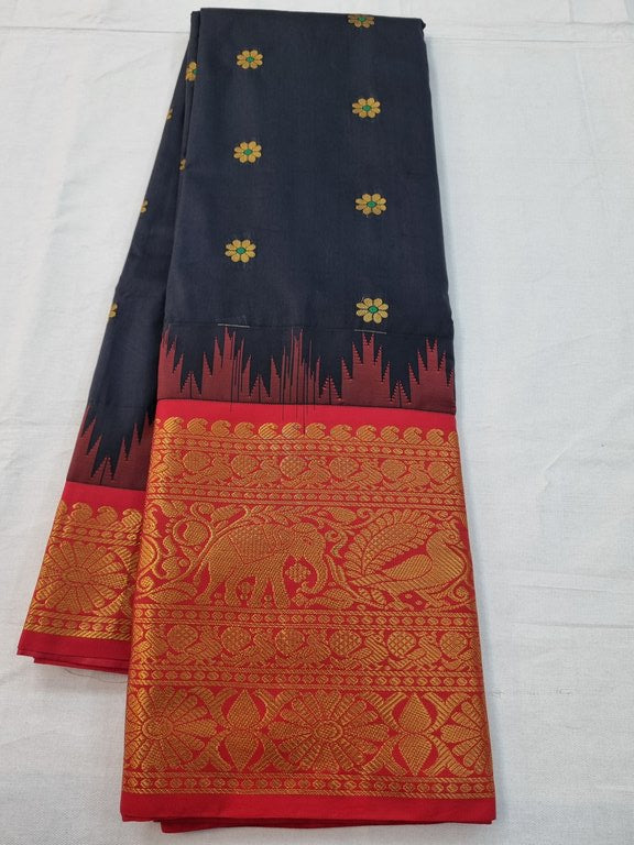 Kanchipuram Blended Gadwal Silk Sarees 088