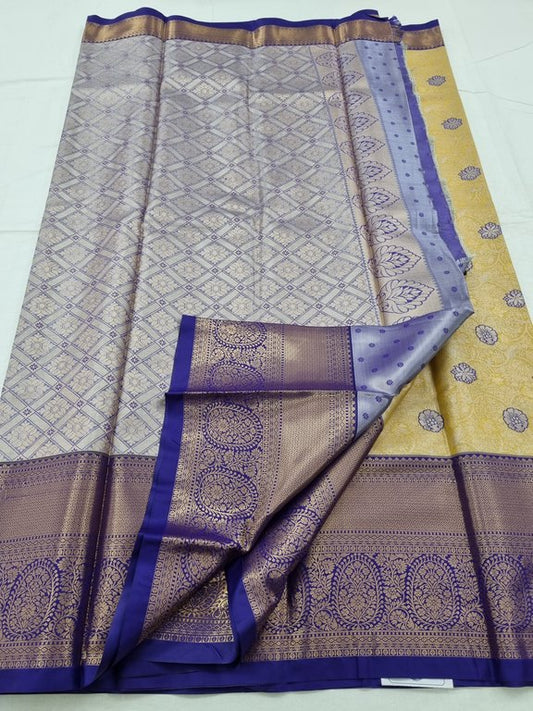 Kanchipuram Blended Tissue Silk Sarees 124
