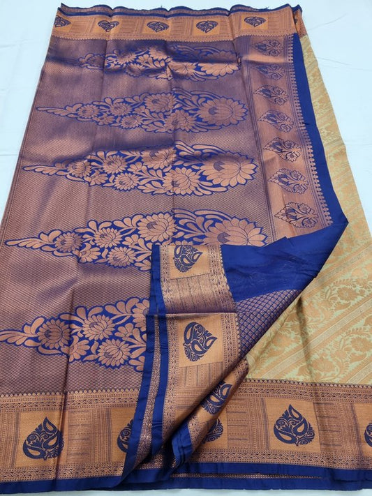 Kanchipuram Blended Bridal Silk Sarees 129