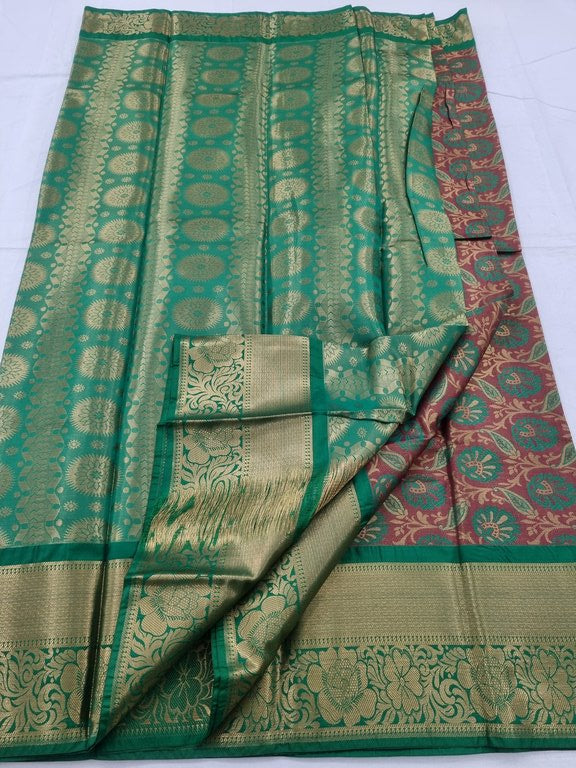 Kanchipuram Blended Tissue Silk Sarees 140