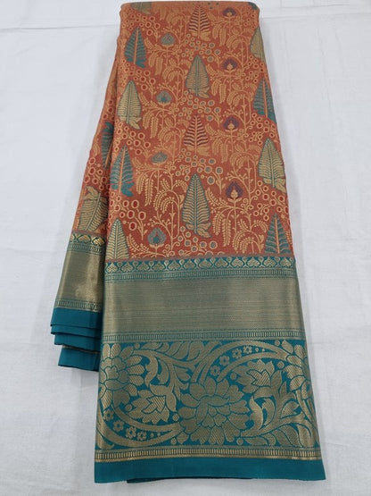 Maroon And Gold Kanchipuram Pure Silk Sarees 147 – Kanchipuram Lakshaya Silks