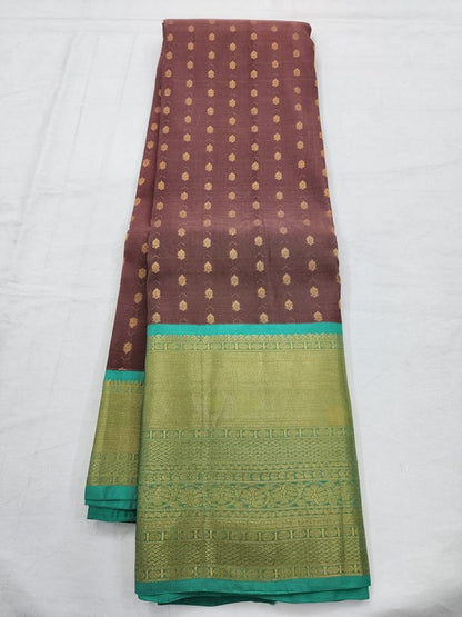Maroon Yellow Kanchipuram Pure Silk Sarees – Kanchipuram Lakshaya Silks