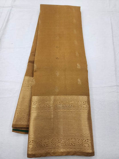 Pure Fancy Silk, Soft Satin Blends, Lightweight Fancy Weaves Kanchipuram Pure Silk Sarees Gold and…