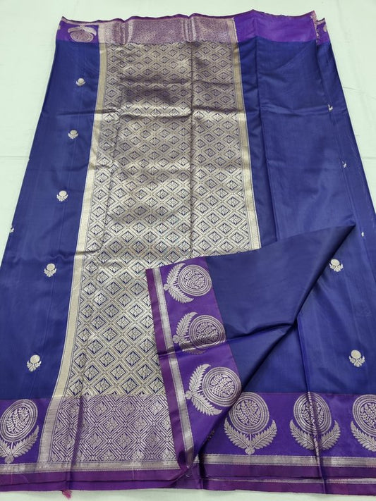 Kanchipuram Blended Trendy Fancy Silk Saree 430