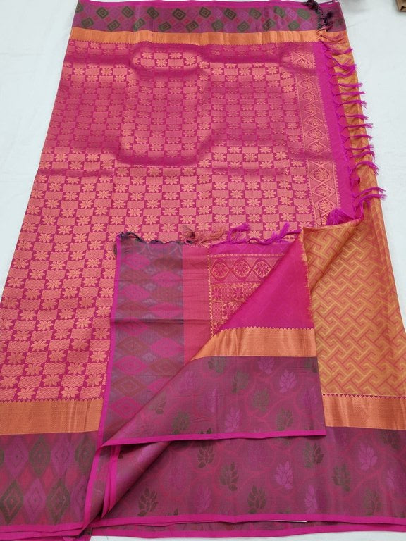 Kanchipuram Pure Trendy Fancy Silk Saree 009