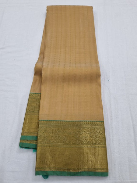 Green And Pink Kanchipuram Pure Silk Saree