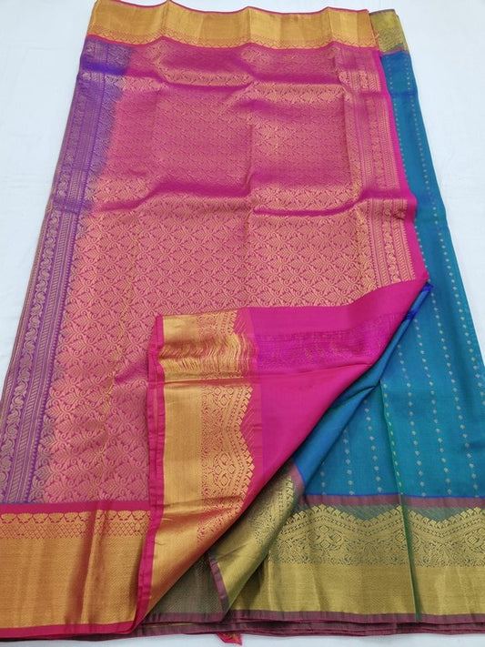 Kanchipuram Pure Trendy Fancy Silk Saree 024