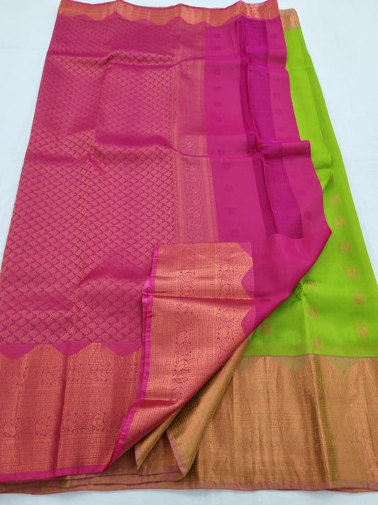 Kanchipuram Pure Trendy Fancy Silk Saree 035