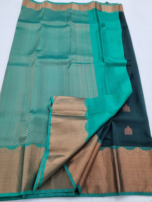 Kanchipuram Pure Trendy Fancy Silk Saree 045