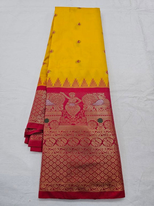 Kanchipuram Blended Gadwal  Silk Sarees 032