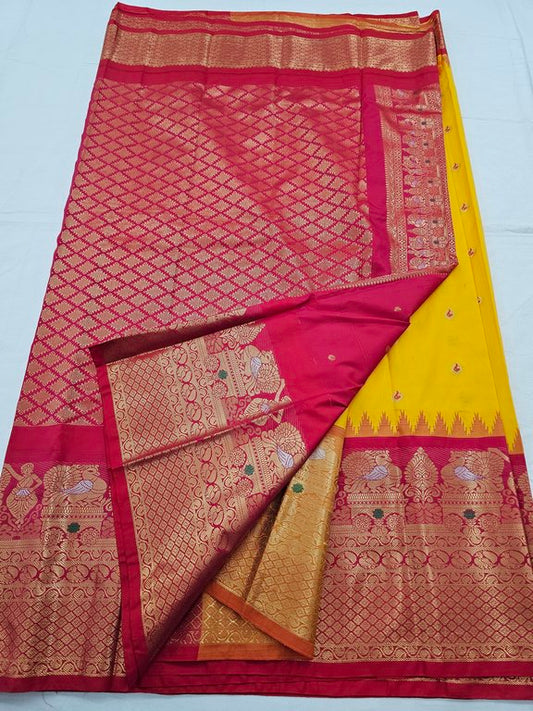 Kanchipuram Blended Gadwal  Silk Sarees 032